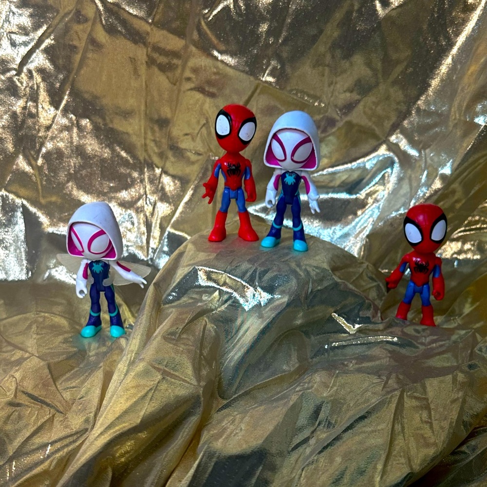 Marvel Spidey and Spidey Ghost. Lot of 4 Preowned condition